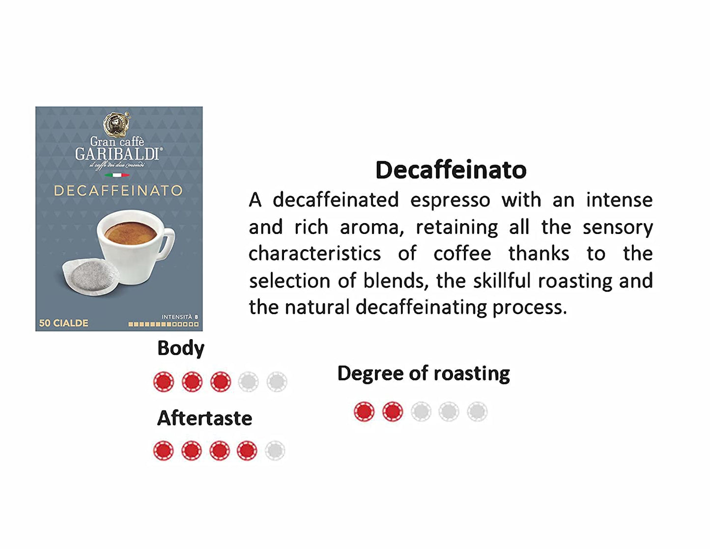 Decaf ESE Compostable Espresso Pods